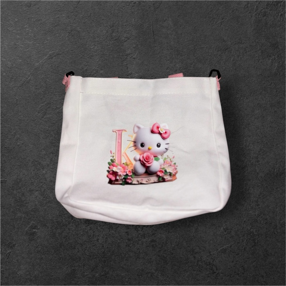 Hello Kitty White and Pink Tote Bag